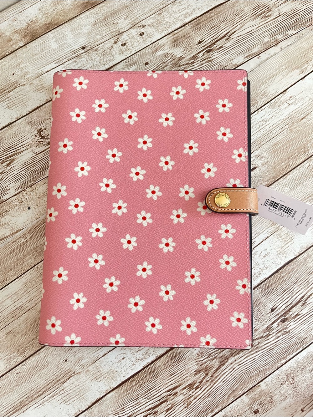 Coach Pink Floral Notebook CFA42 NWT🌸